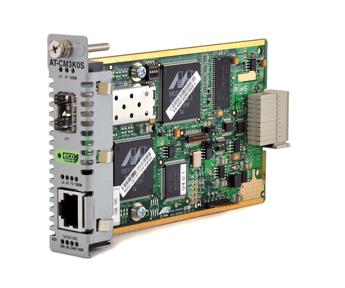 Allied Telesis AT-CM3K0S, 1000 Mbit/s, 10/100/1000T, 1530000 h, IEEE 802.3u, IEEE 802.3z, IEEE 802.3ab, IEEE 802.3ah, Wired, 6 W